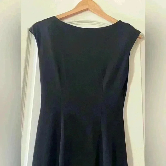 Ann Taylor Rich Black Knee Length Dress Size XS - Picture 7 of 9